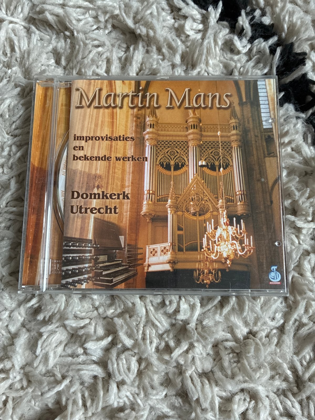 Martin Mans - Improvisaties en Bekende Werken Domkerk Utrech, Ophalen of Verzenden, Modernisme tot heden, Zo goed als nieuw, Overige typen