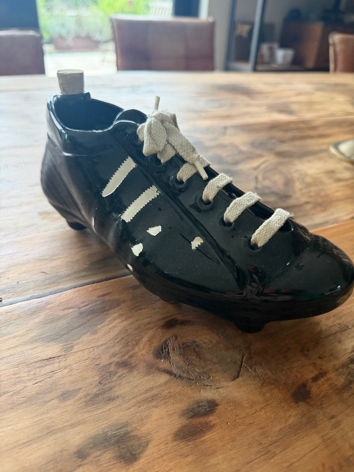 Vintage Garnier Adidas Voetbalschoen Likeurfles - Jaren '70, Ophalen of Verzenden