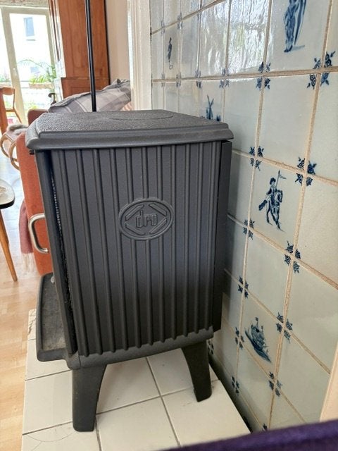 Dru Houtkachel in goede staat, Huis en Inrichting, Ophalen, Gebruikt, Houtkachel, Vrijstaand