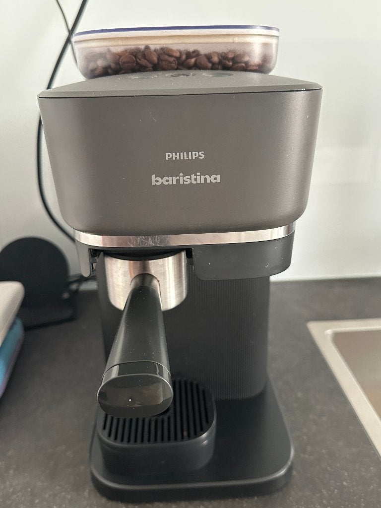 Philips Barastina Espressomachine, Witgoed en Apparatuur, Koffiezetapparaten, Zo goed als nieuw, Koffiebonen, Koffiemachine, 1 kopje