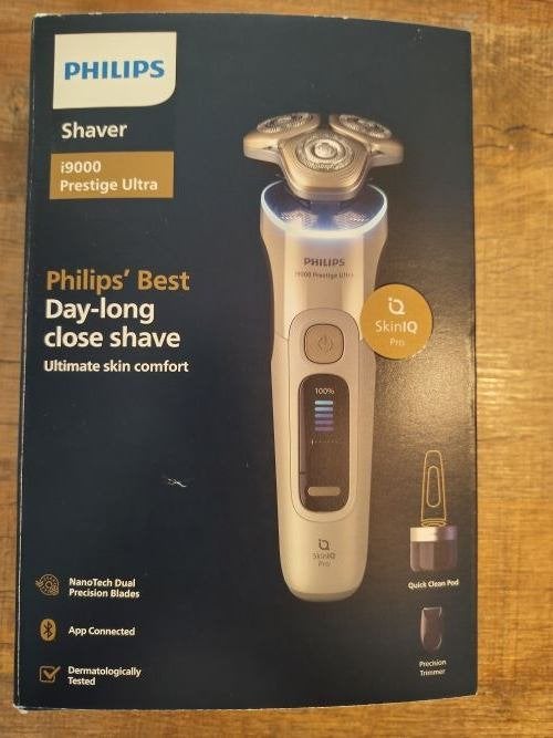 Philips Shaver i9000 Prestige Ultra Scheerapparaat XP9403/31, Ophalen of Verzenden, Zo goed als nieuw, Gehele gezicht, Overige typen