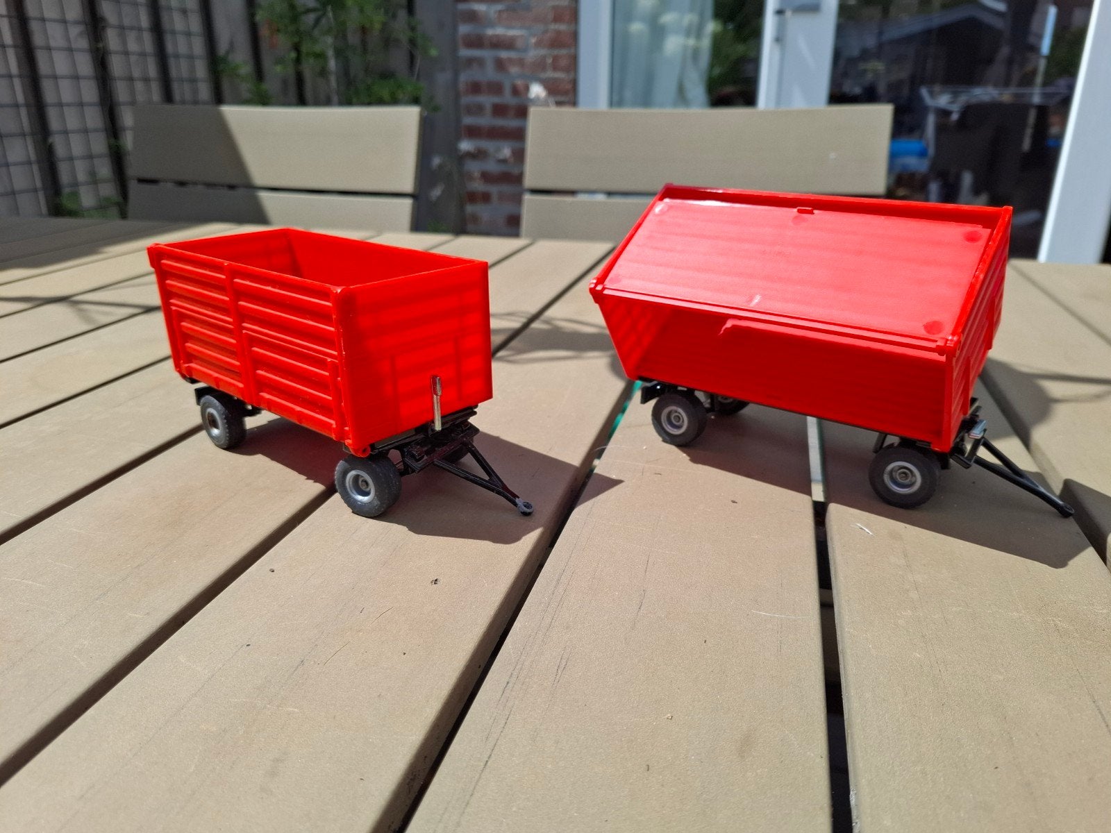 Siku Zijkiepkarren - Set van 2, Ophalen