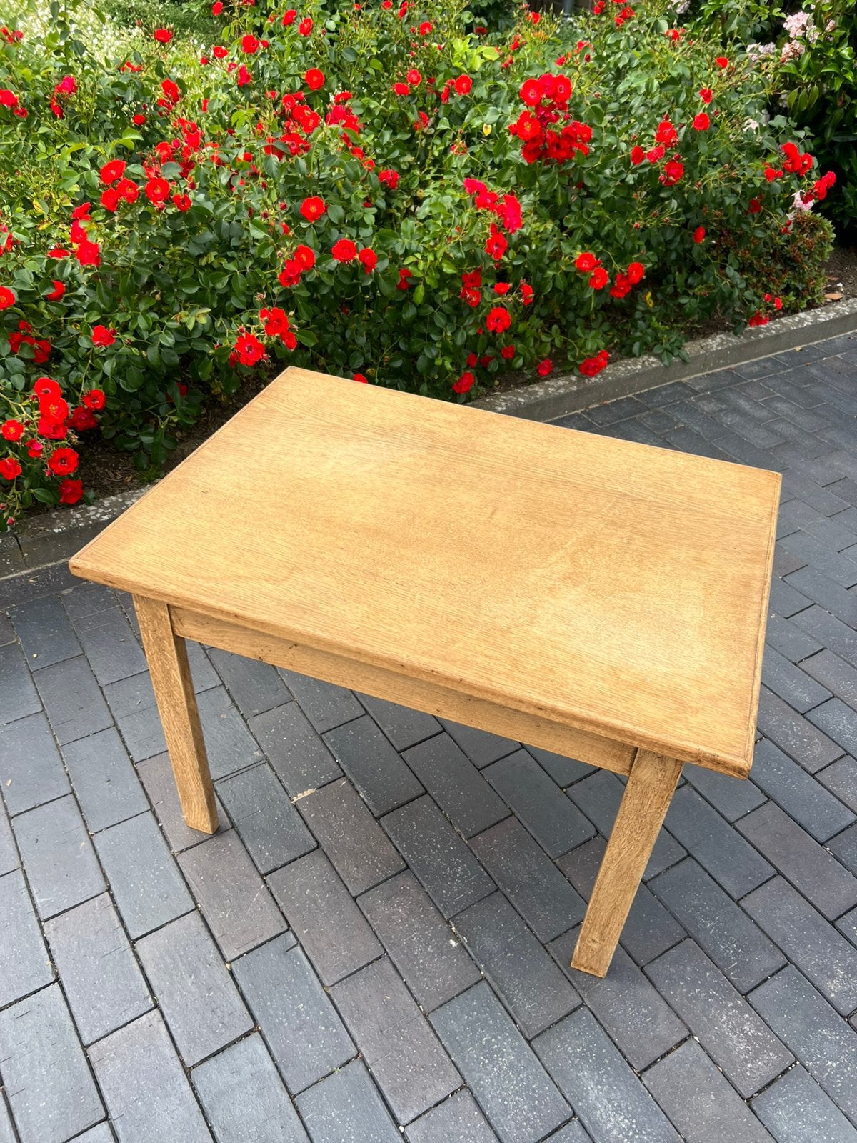 Boeren antieke tafel, Gebruikt, 50 tot 100 cm, Rechthoekig, Antiek