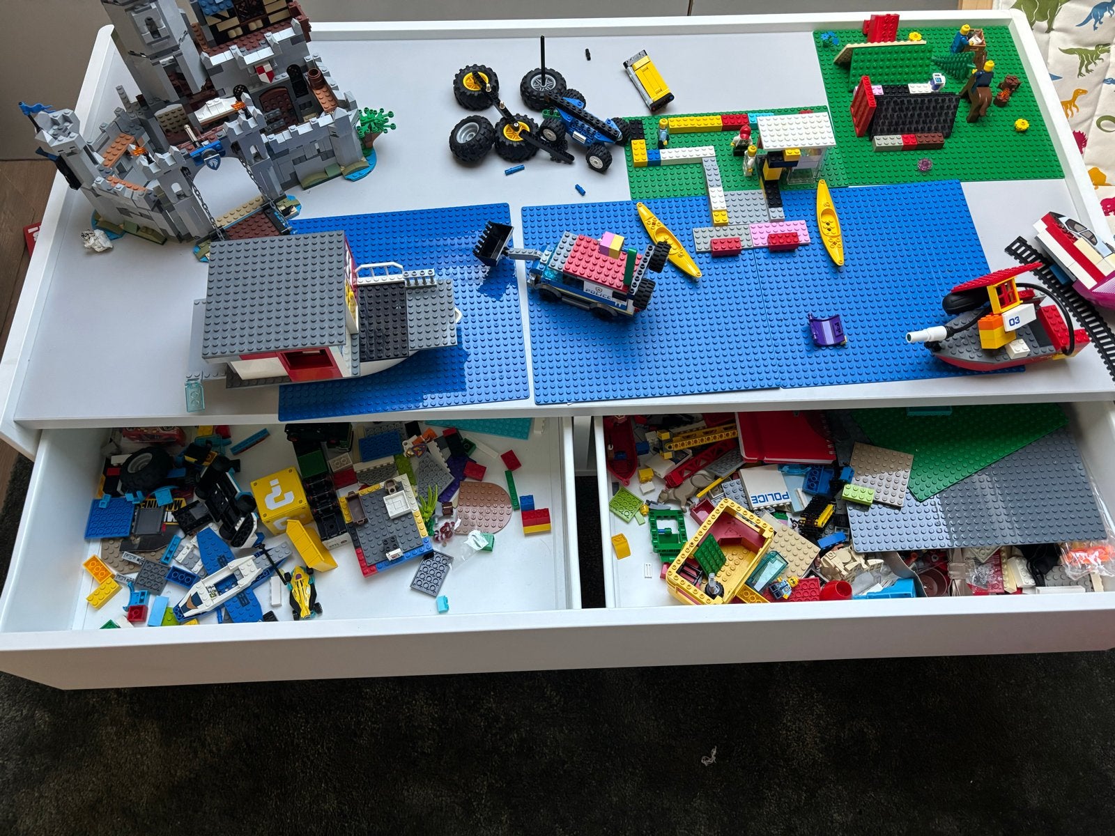Lego speeltafel met opbergruimte Dundra, Ophalen, Gebruikt, Overige merken
