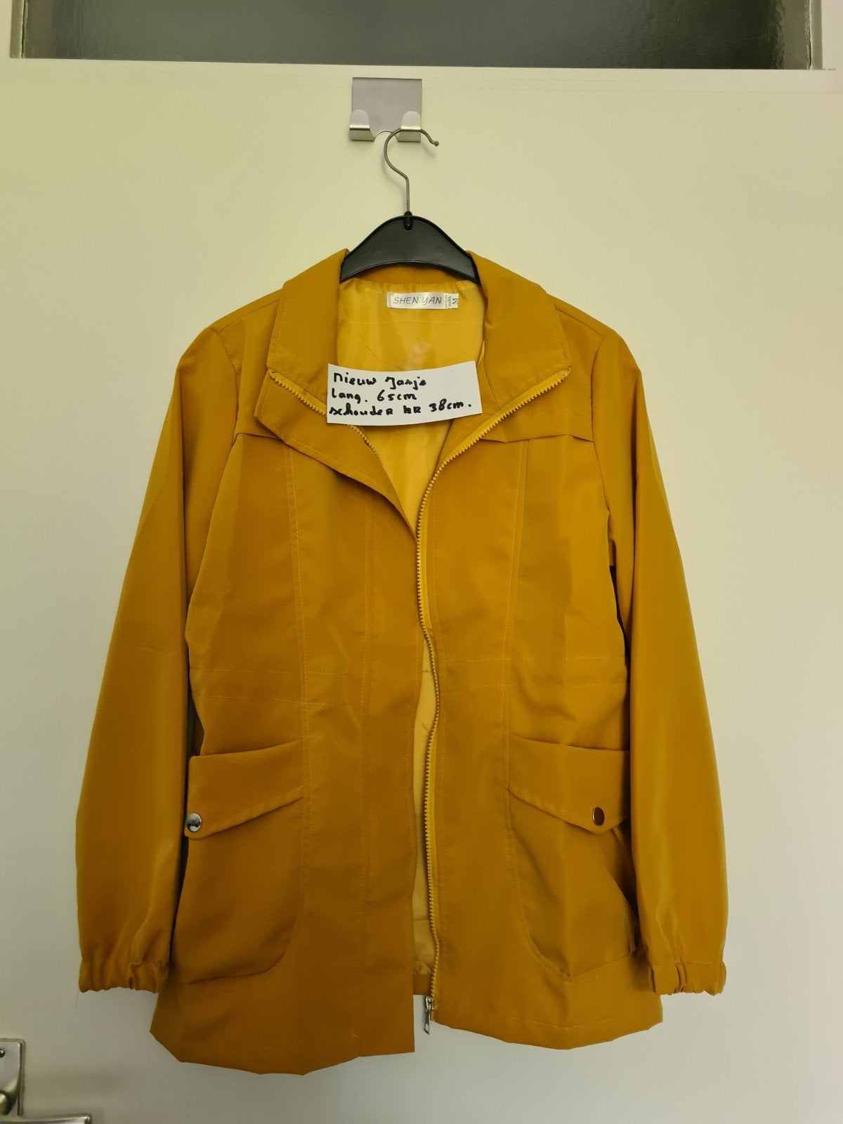 veel.oa creme& oker jasje zijn nw.runcanor nw,1 koopje, Kleding | Dames, Maat 38/40 (M), Neo Noir, Wit, Ophalen of Verzenden