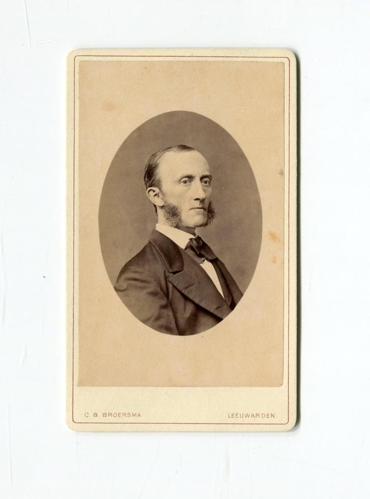 Carte de Visite. C.B. Boersma. Leeuwarden., Ophalen of Verzenden, Voor 1940, Zo goed als nieuw, Foto
