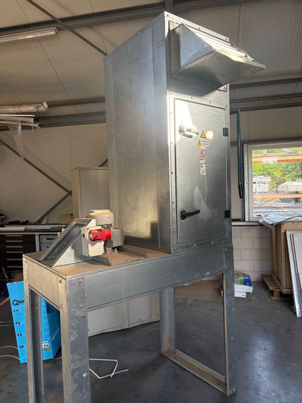 Afzuiger/Ventilator - motafzuiger pijpen, Doe-het-zelf en Verbouw, Ventilatie en Afzuiging, Gebruikt, Ventilator en Afzuiger, Ophalen