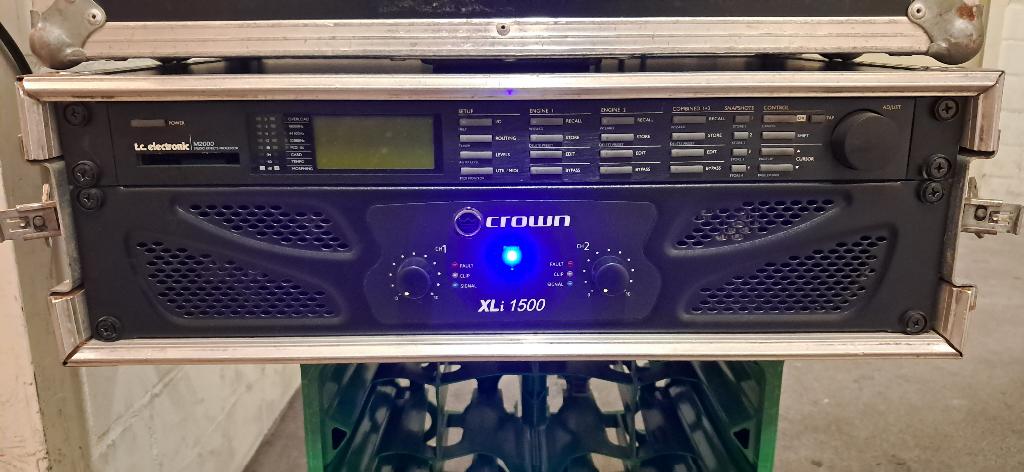 Crown XLi 1500 Versterker, Ophalen of Verzenden, Gebruikt, 500 tot 1000 watt, P.A.