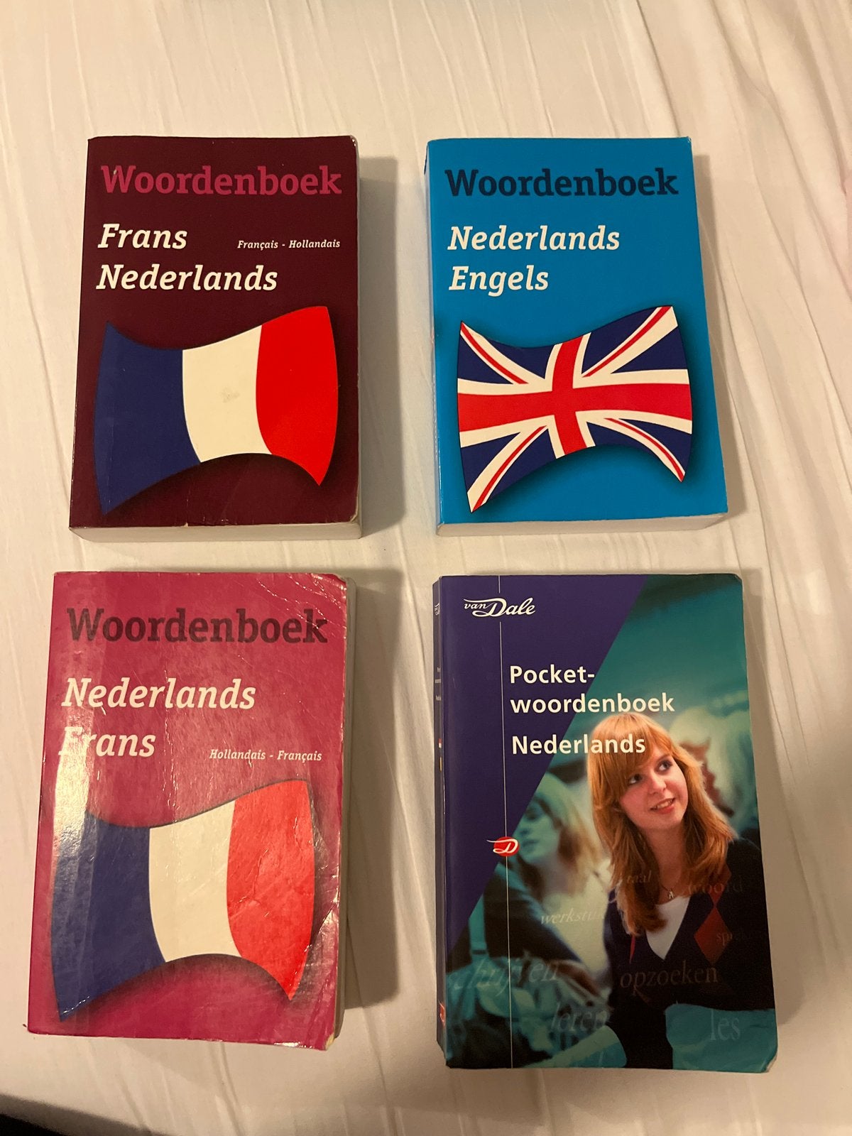 Woordenboeken: Frans-Nederlands, Nederlands-Engels, Nederlan, Boeken, Woordenboeken, Ophalen of Verzenden, Gelezen, Van Dale, Nederlands