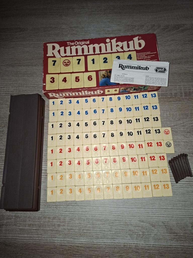 Grote versie cijfers rummikub, Ophalen of Verzenden