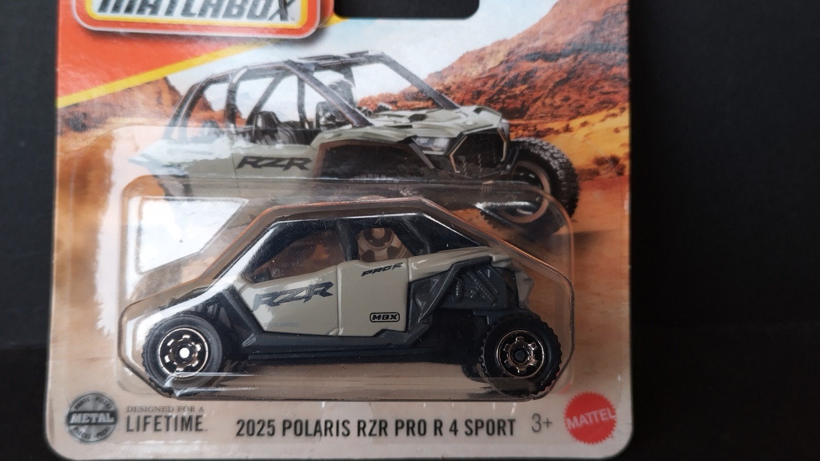 Polaris rzr buggy 1:64 3inch Matchbox Pol, Auto, Verzenden, ., Nieuw
