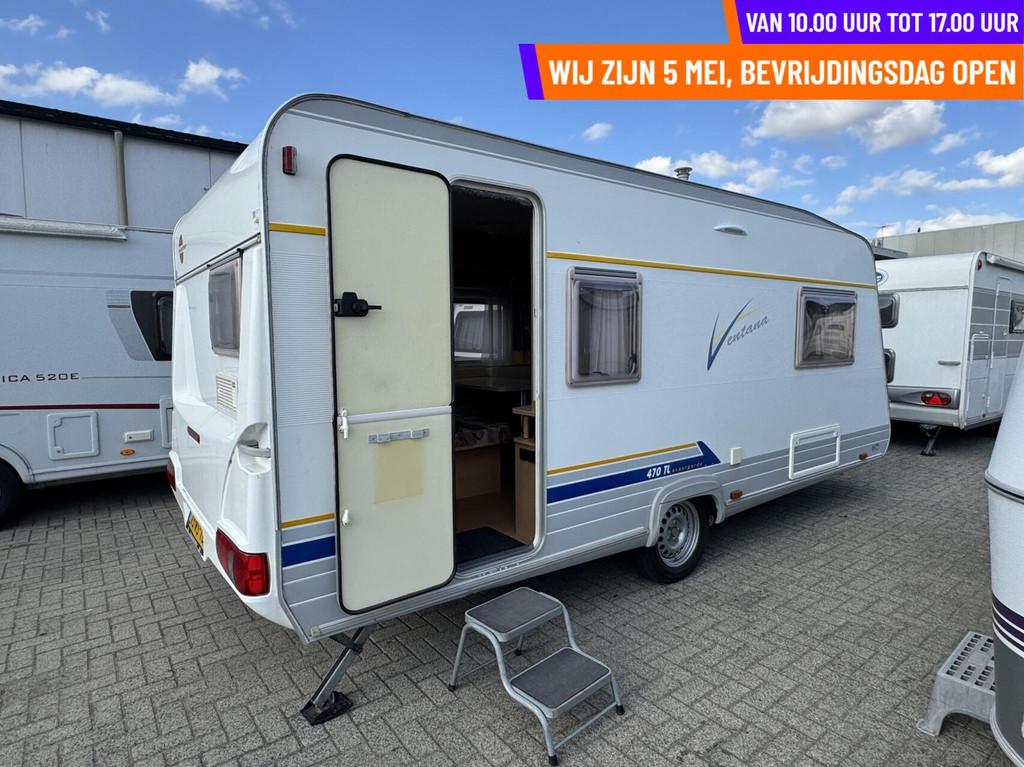 Burstner Ventana 470 TL Avantgarde MOVER + ENKELE BEDDEN, Caravans en Kamperen, Caravans, Bedrijf, Bürstner, 6 tot 7 meter, Mover