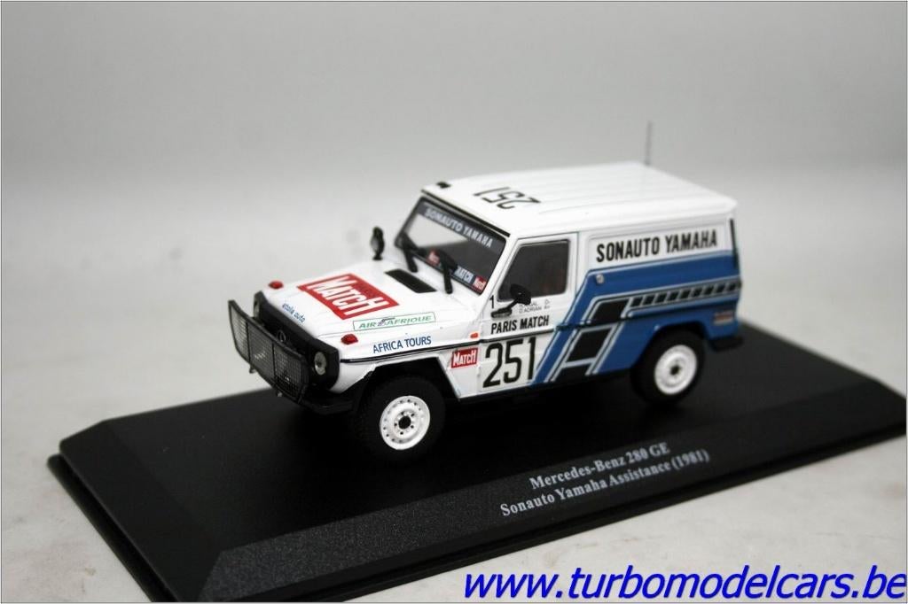 Mercedes Benz 280 GE Assistance 1981 1/43 Altaya, Ophalen of Verzenden, Nieuw, Auto, Overige merken