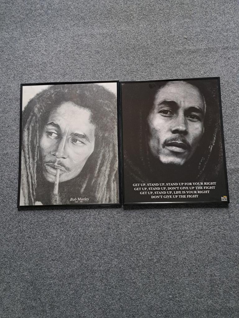 Bob Marley Kunst Prints - Set van 2, Ophalen of Verzenden