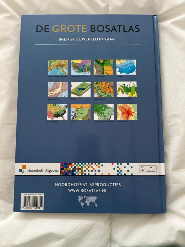 Grote Bosatlas 55ste editie - Nieuw en ongebruikt, Boeken, Ophalen, Bosatlas, 2000 tot heden, Nieuw