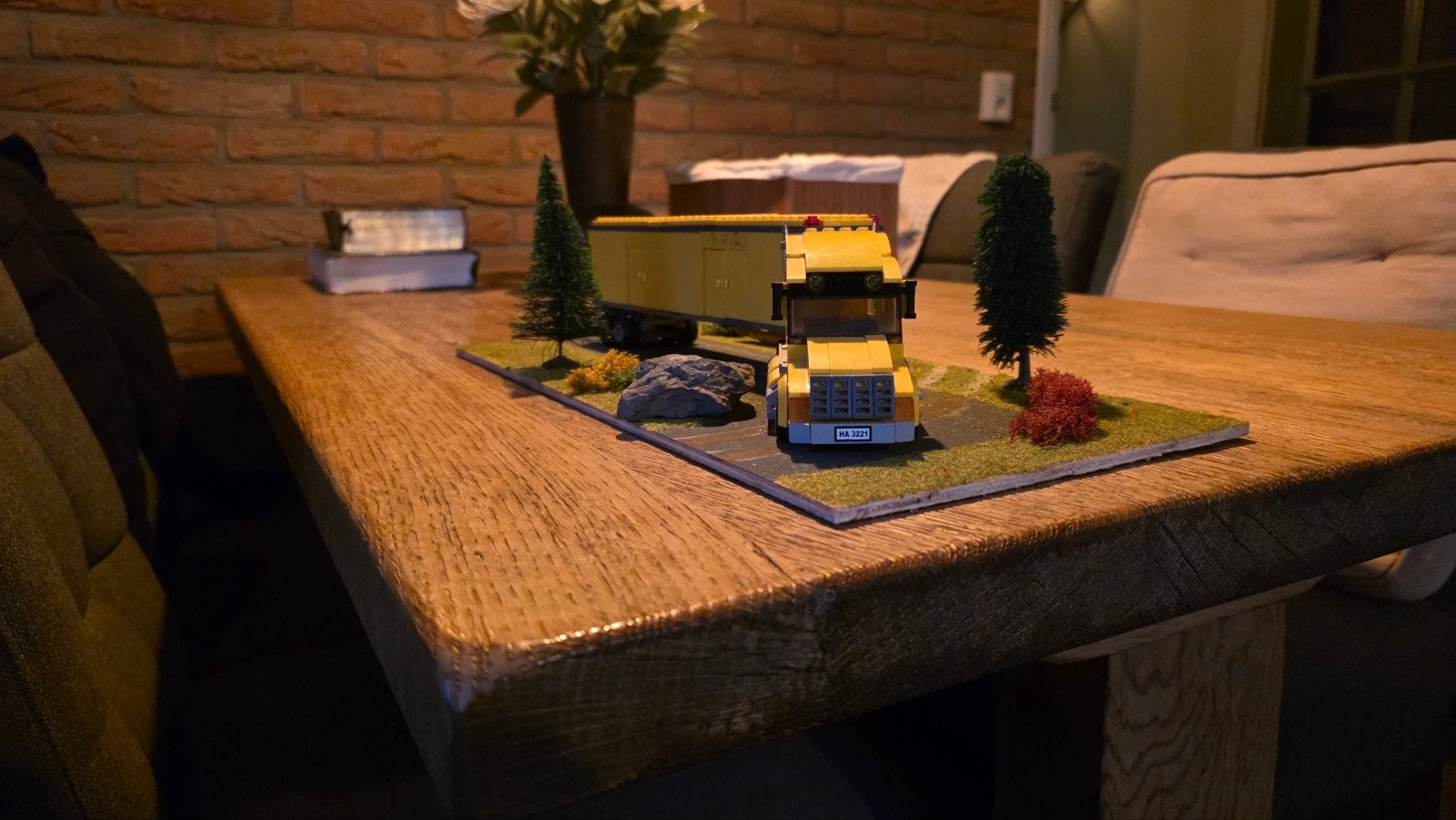 Handgemaakte vrachtwagen miniatuur plank, Groter dan 1:32, Nieuw, Truck, Ophalen