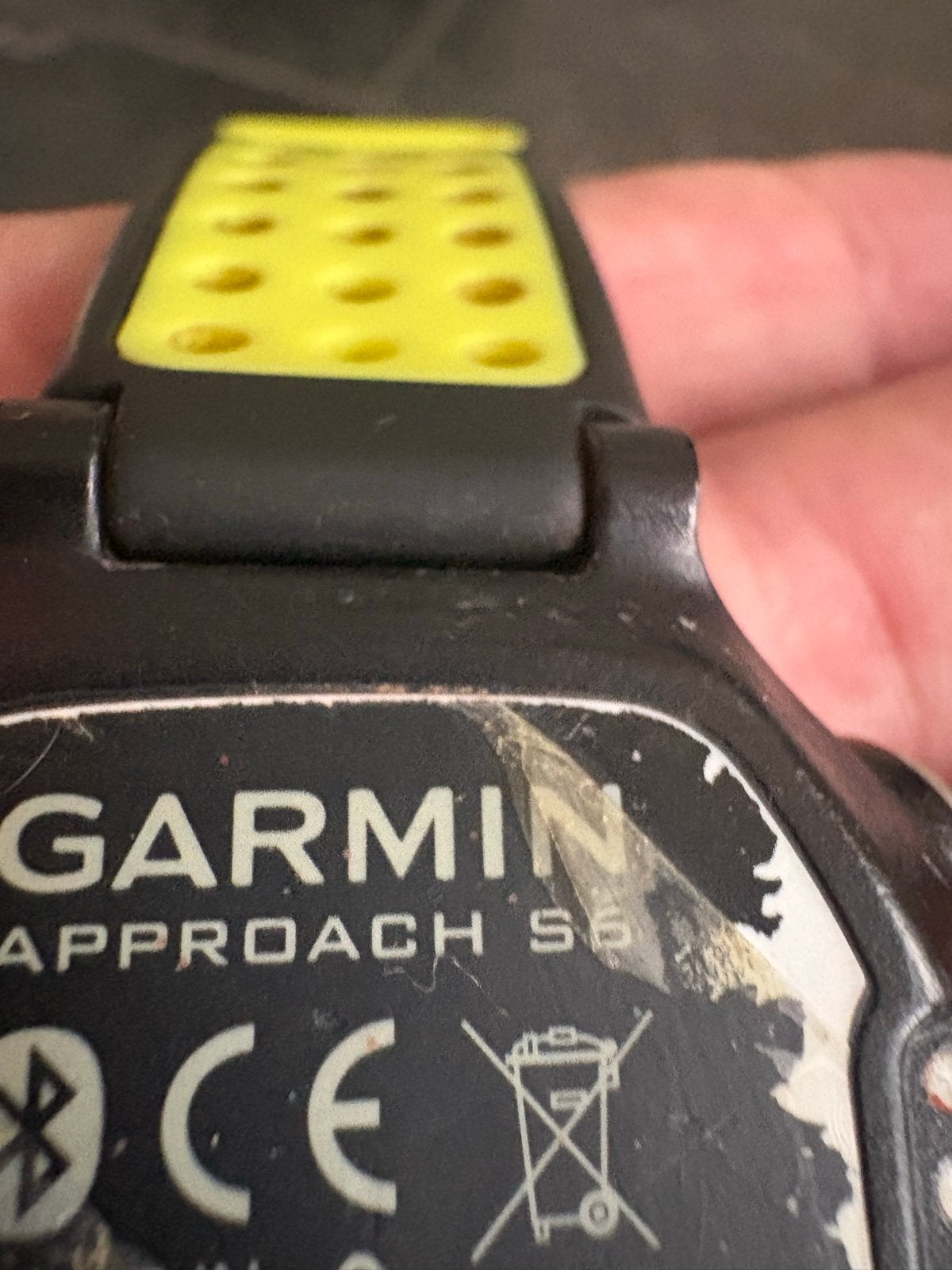 Garmin Approach S6 GPS Golfhorloge - Zwart/Geel, Verzenden, Zwart, Waterdicht, Android