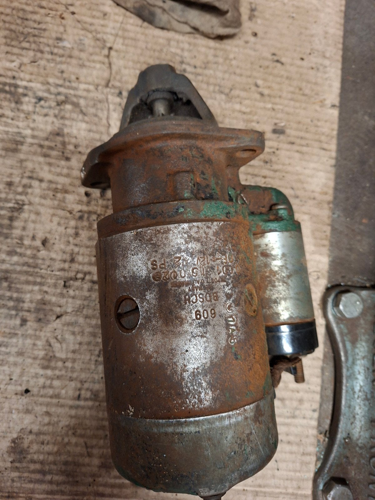 Tk zware Bosch startmotor starter., Ophalen of Verzenden, Gebruikt, Motor en Techniek