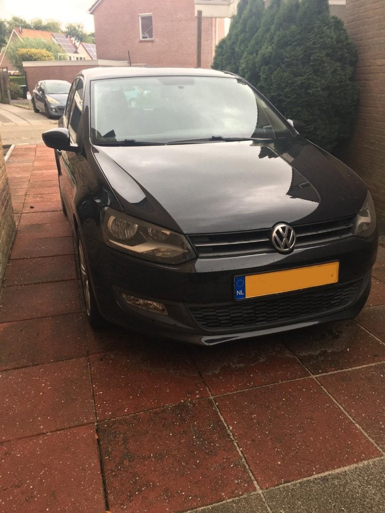 VW Polo 1.2 benzine - 5 deurs - zwart, Ophalen, Volkswagen