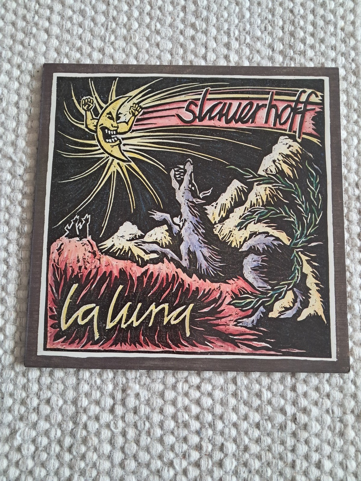 Slauerhoff - La Luna LP (New Wave, Rock), LP, Gebruikt, Ophalen of Verzenden, 12 inch