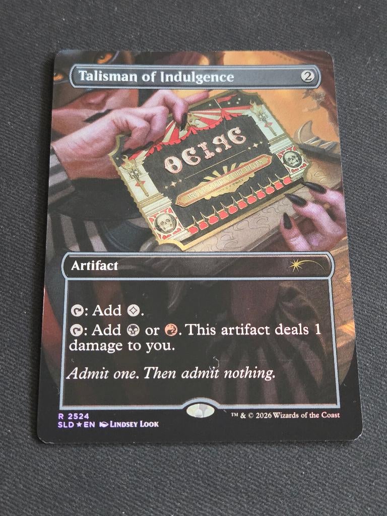 Talisman of Indulgence (foil), Hobby en Vrije tijd, Verzamelkaartspellen | Magic the Gathering, Ophalen of Verzenden, Zo goed als nieuw