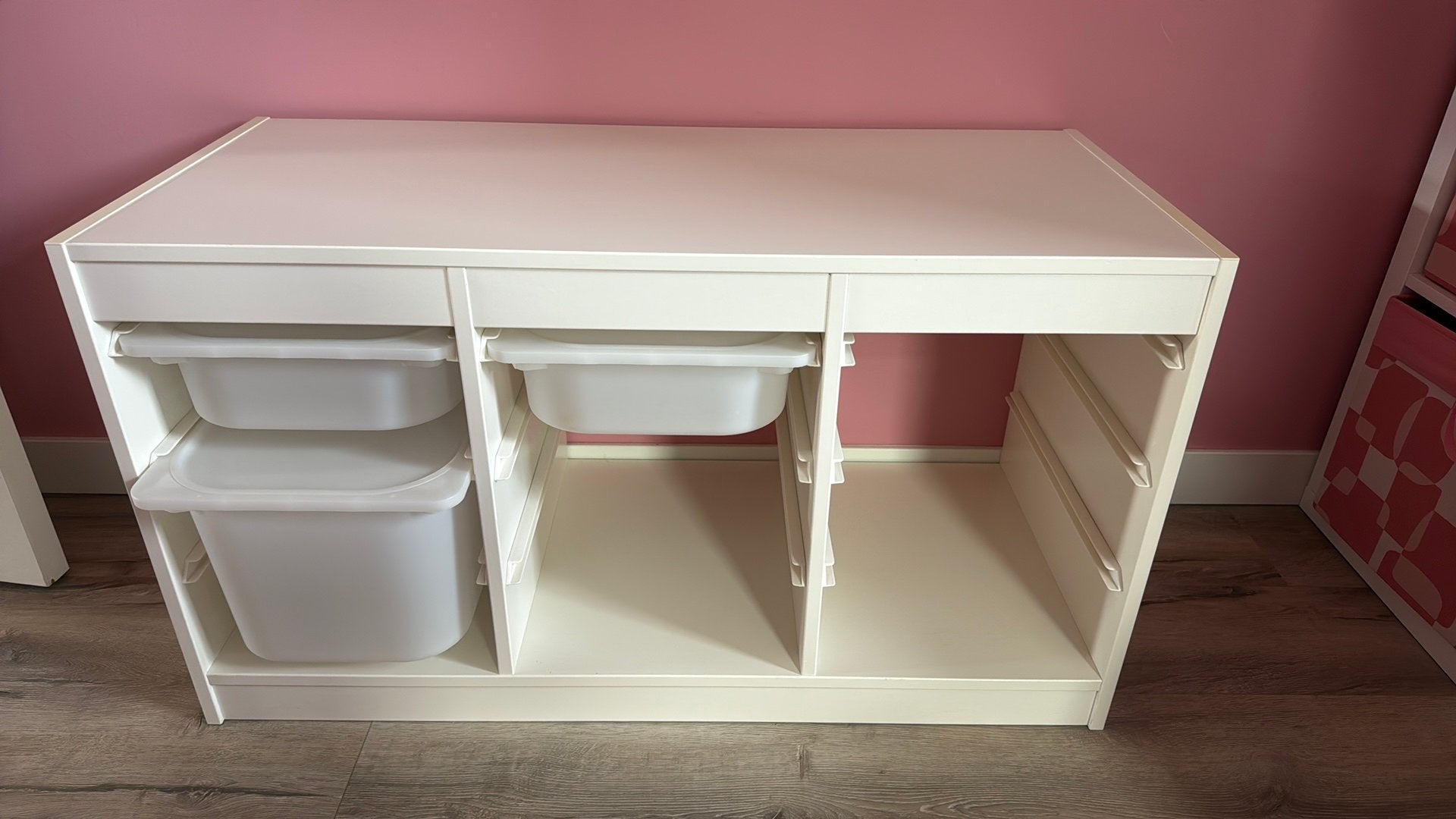 Trofast kastje wit 99x44x56, Kast, Zo goed als nieuw, 75 tot 100 cm, Minder dan 50 cm