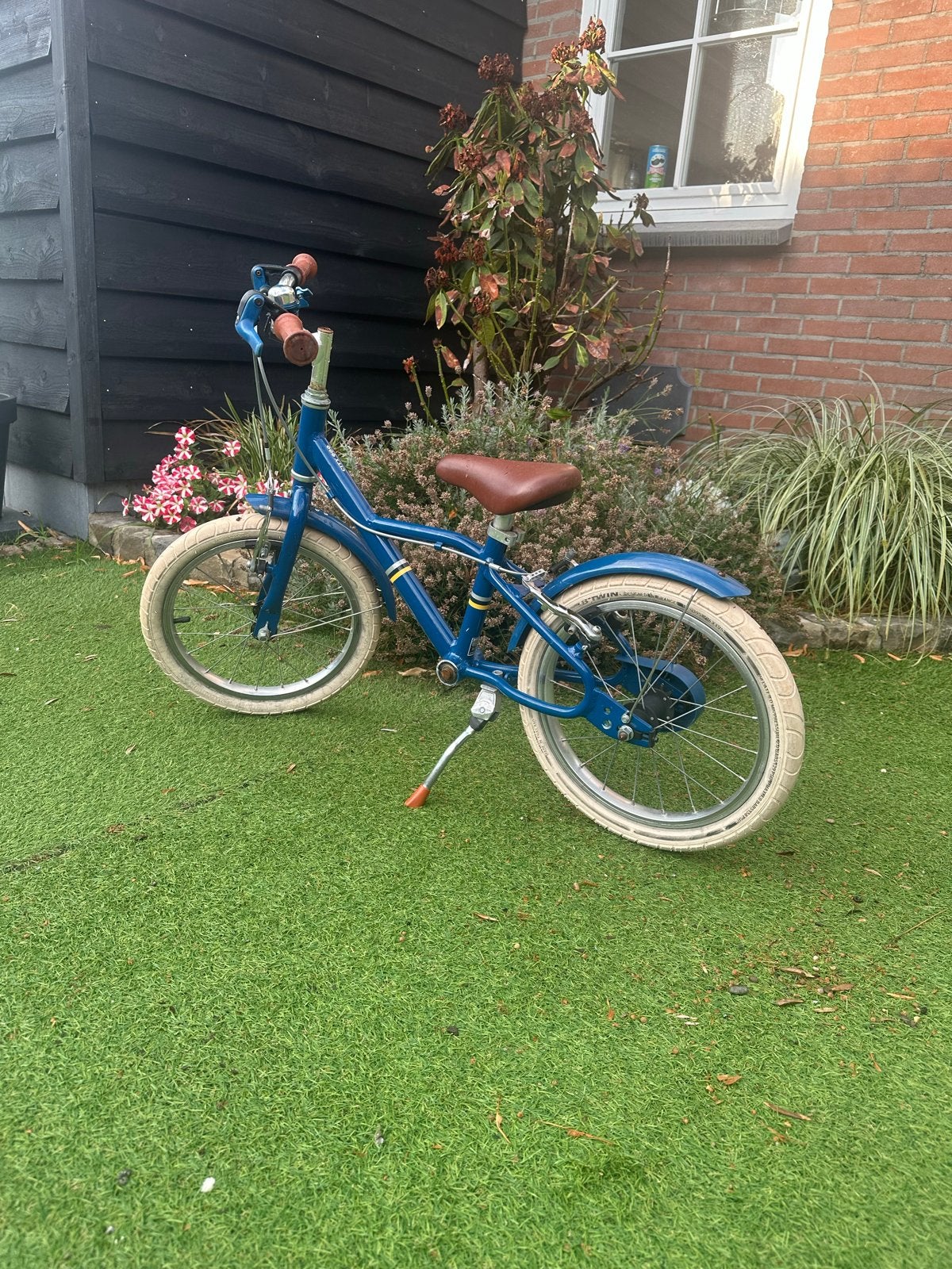 Blauwe 16 inch loopfiets voor kinderen, Fietsen en Brommers, Ophalen, Gebruikt, 16 tot 20 inch