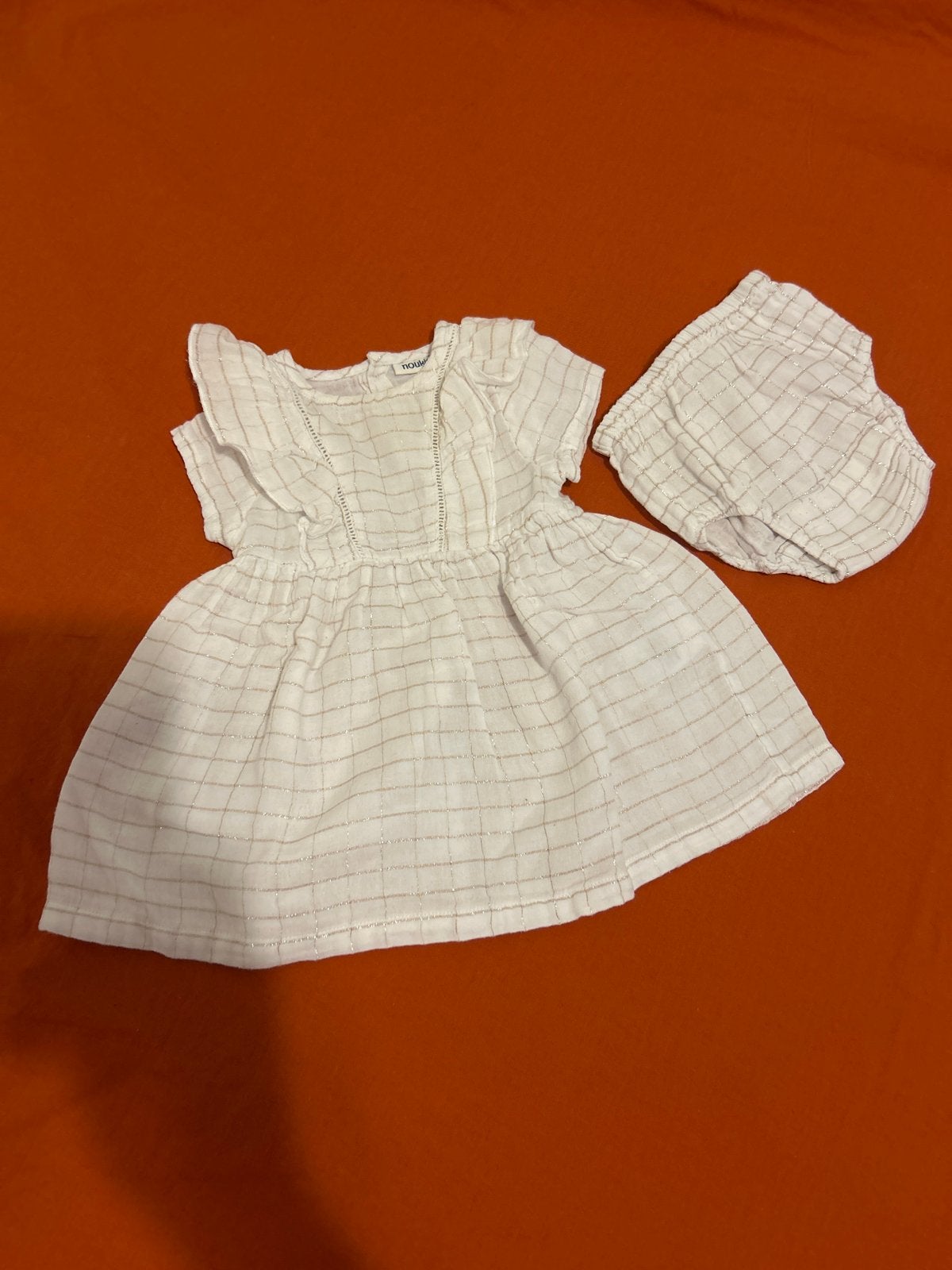 Schattig Noukie's jurkje met bloomer, maat 68, Ophalen of Verzenden, Zo goed als nieuw, Meisje