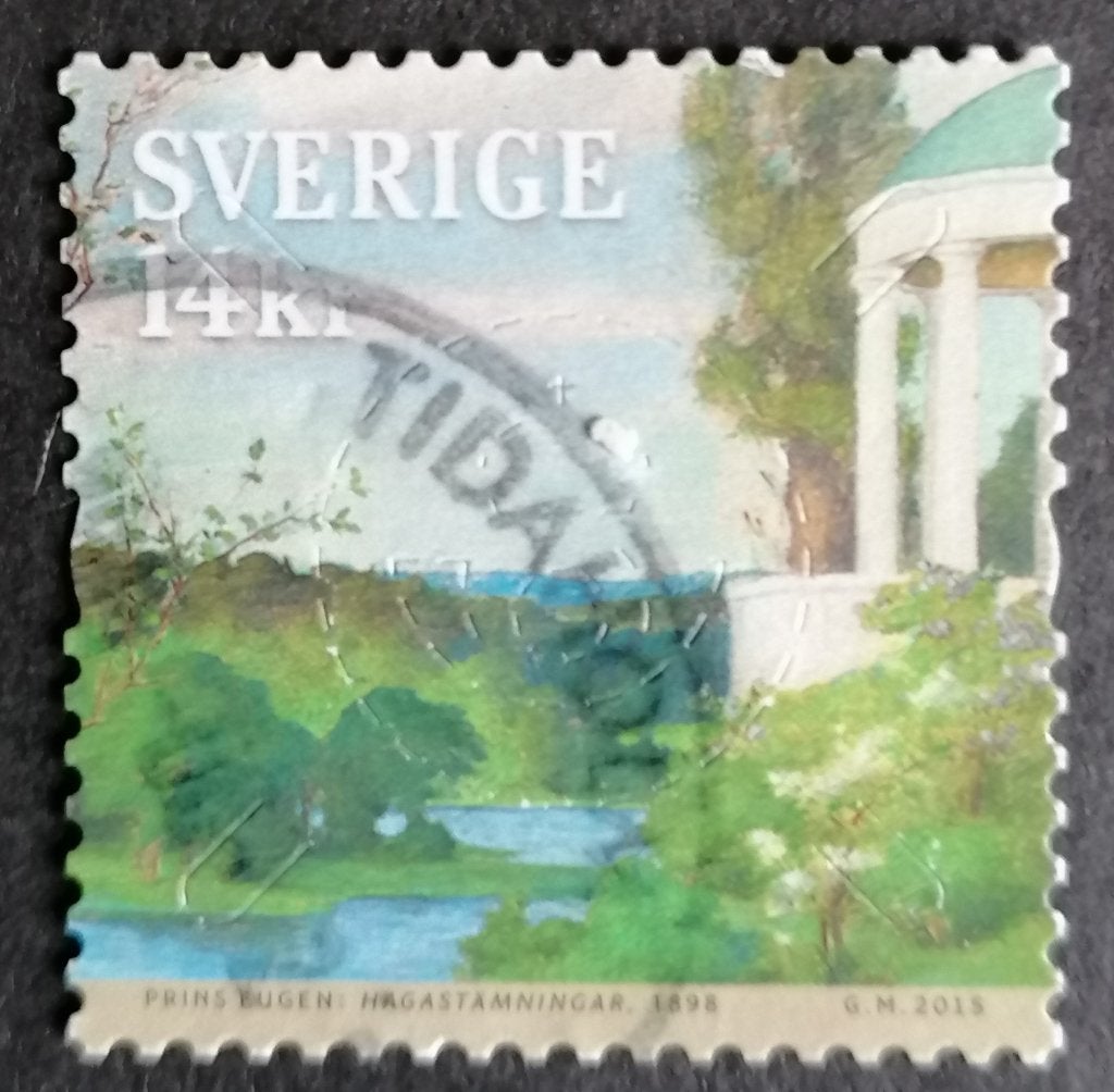 ZWEDEN - Prince Eugen 2015, Verzenden, Zweden, Gestempeld