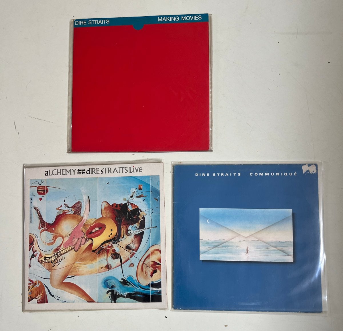 Dire Straits LP's: Making Movies, Alchemy Live, Communiqué, LP, Rock, Gebruikt, Ophalen of Verzenden