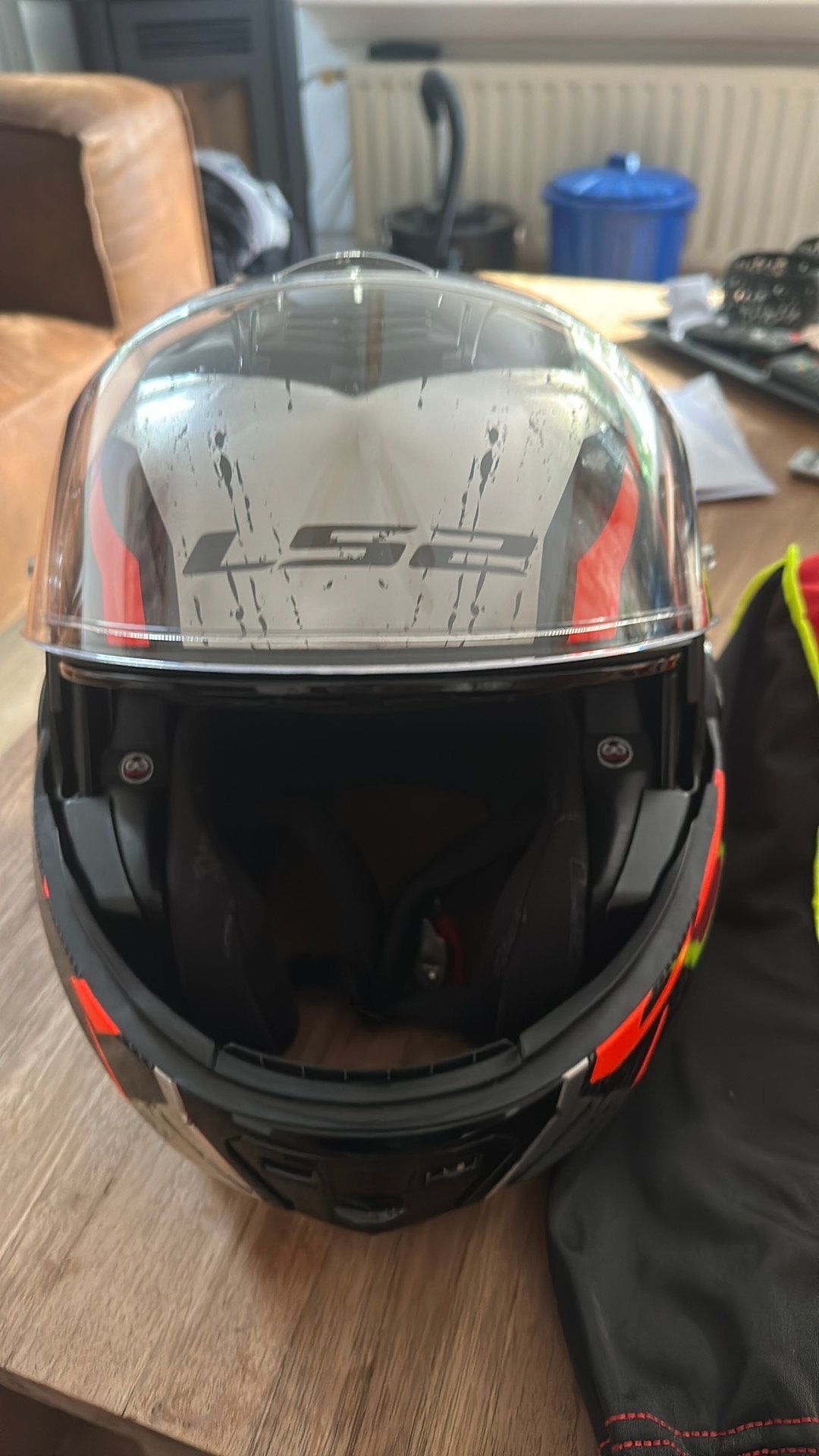 Ls2 Valiant Motorhelm, Motoren, Overige merken, Systeemhelm, Kinderen, Ophalen of Verzenden