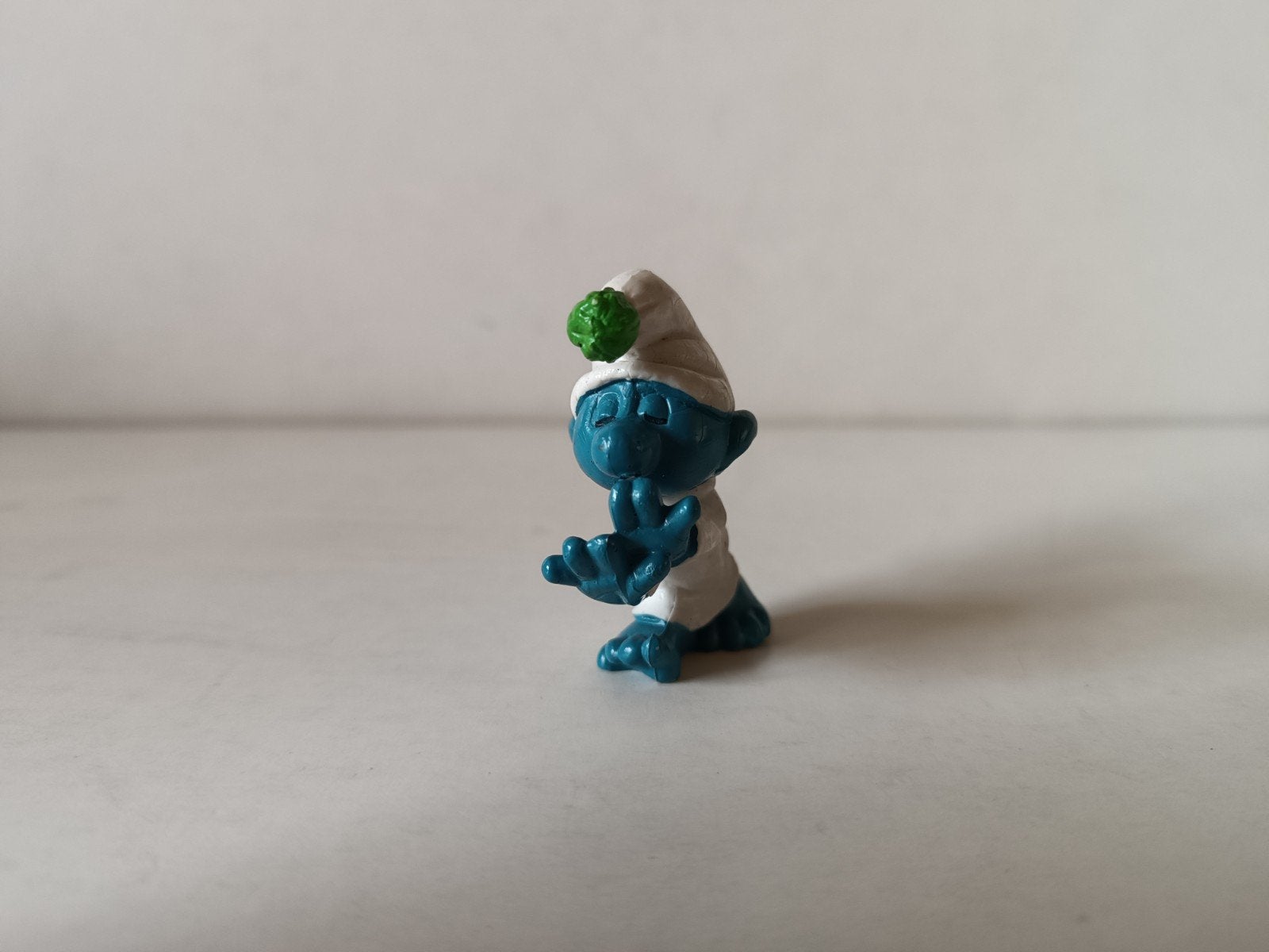 Schleich Smurfen Collectie: Slaapwandelsmurf, Ophalen of Verzenden, Gebruikt, Overige Smurfen, Poppetje, Figuurtje of Knuffel