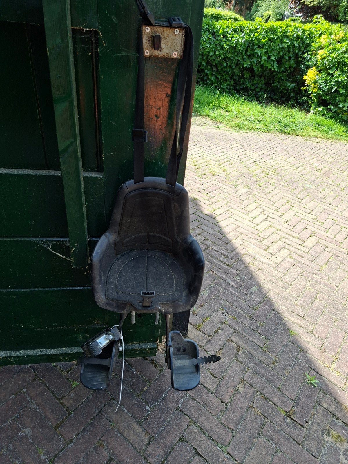 Bobike stoeltje voor aan het stuur met klem, Ophalen