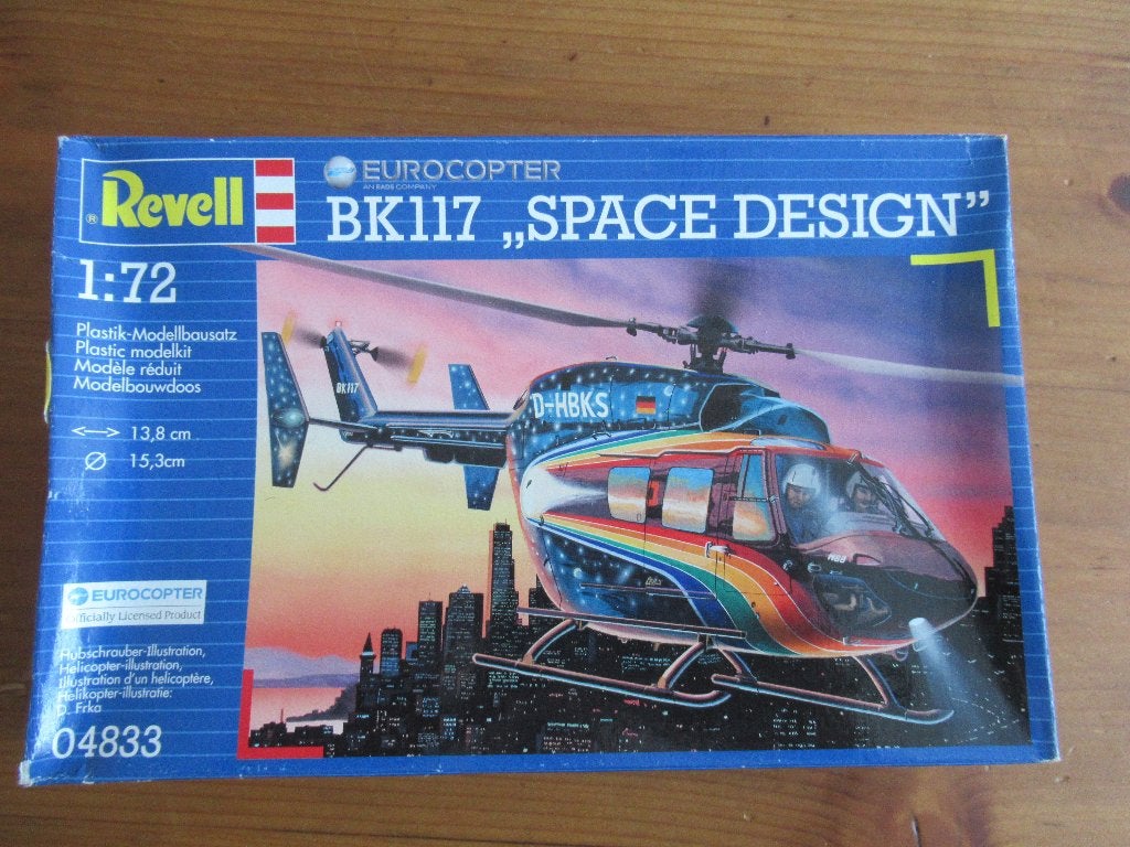 Eurocopter BK117 "Space Design" (Revell 1/72), 1:72 tot 1:144, Nieuw, Ophalen of Verzenden, Revell