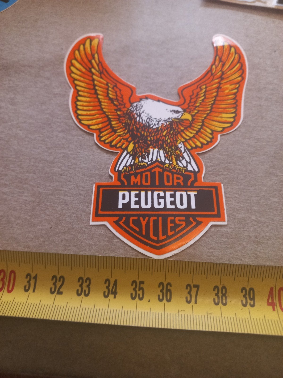 Peugeot Motor Cycles Sticker Adelaar, Motoren, Accessoires | Stickers, Ophalen of Verzenden