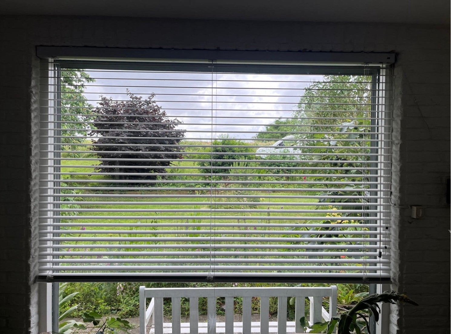 Luxaflex elektrische 211 breedte 210 hoog Nieuw, Luxaflex, Ophalen, Zo goed als nieuw, Wit