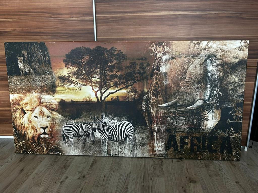 Canvas safari/Afrika  150x75 prachtig aan de muur, Ophalen, Foto of Poster, Minder dan 50 cm