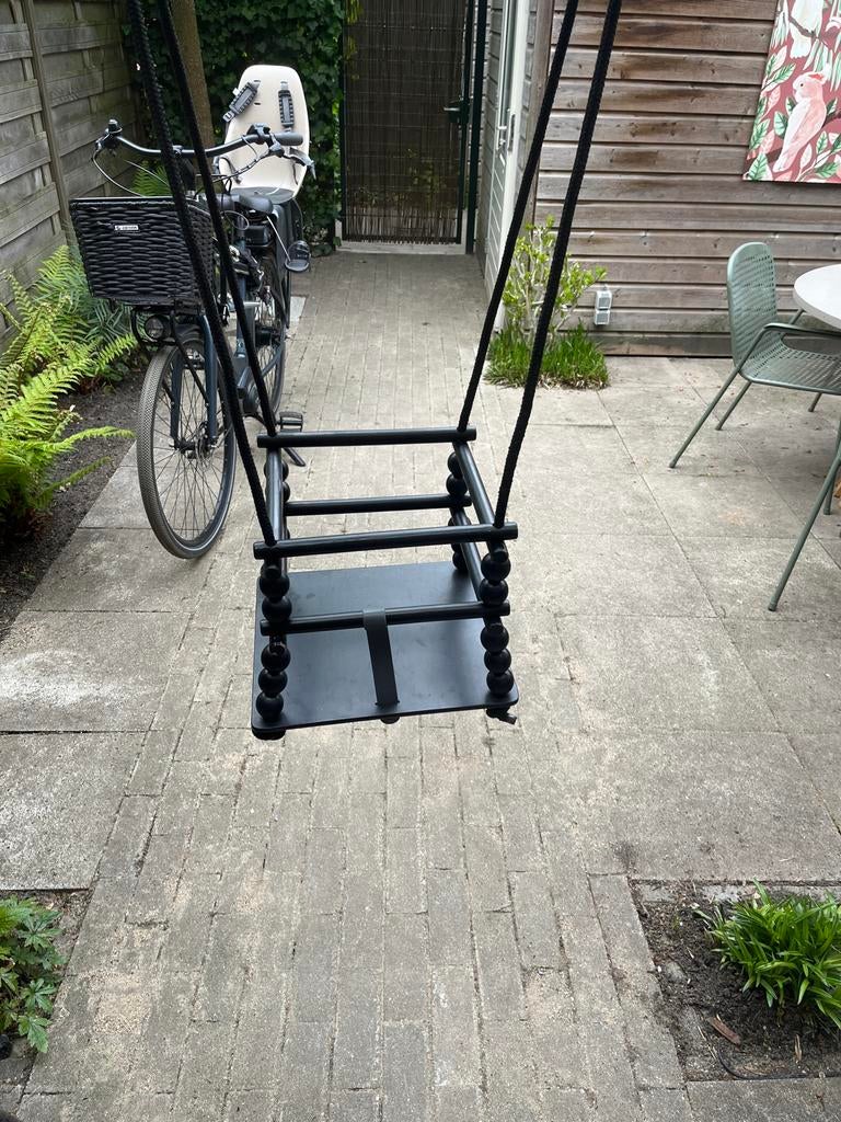 Donebydeer zwarte schommel, Ophalen, Gebruikt, Schommel