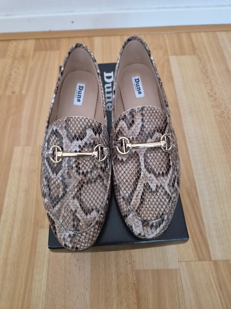 Dune schoenen, maat 39, Kleding | Dames, Bruin, Instappers, Nieuw, Ophalen of Verzenden