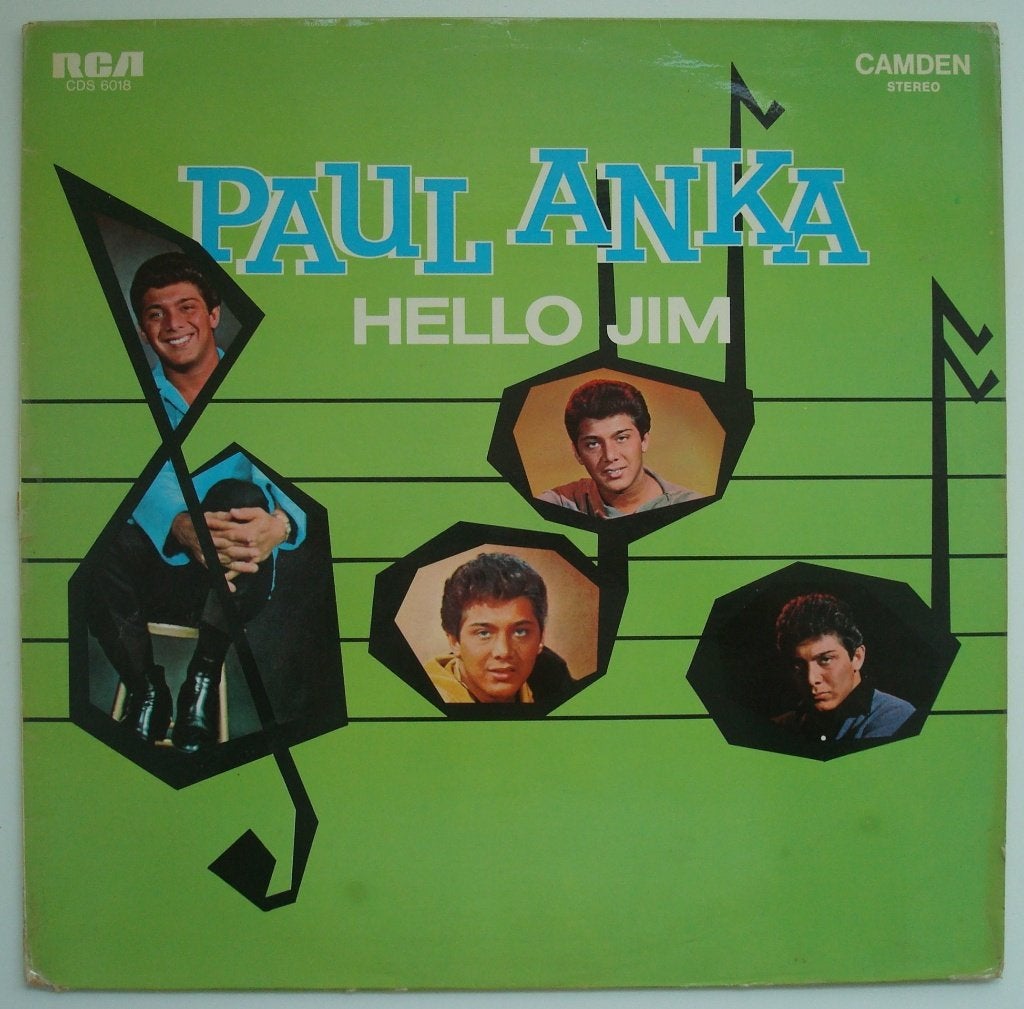 Paul Anka - Hello Jim, originele lp uit ong. 1970, Ophalen, Gebruikt, 12 inch, LP
