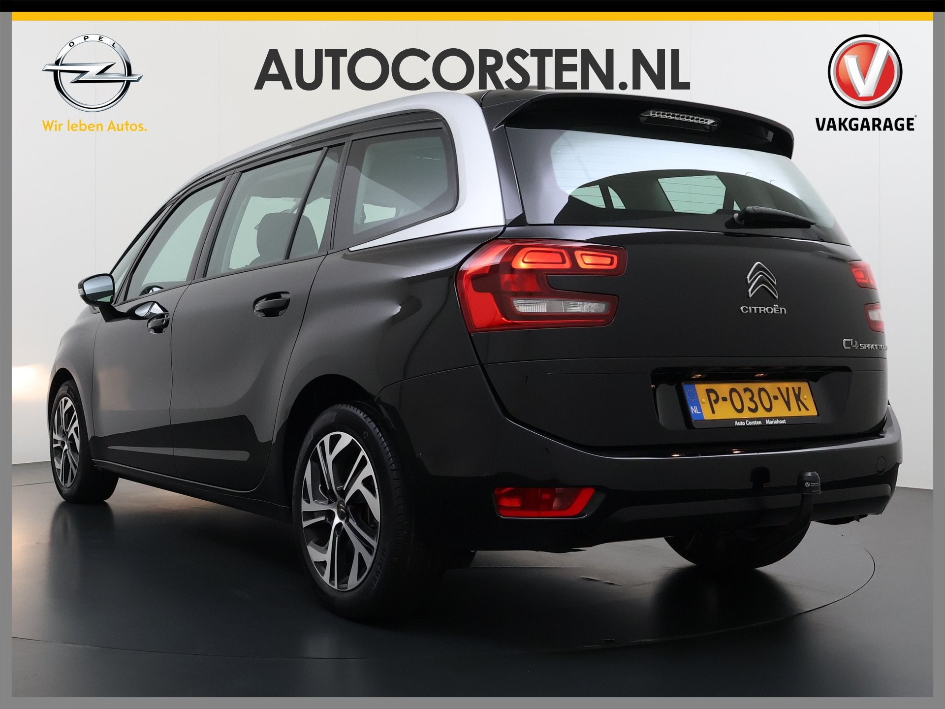 Citroën Grand C4 Spacetourer 131PK 7-Persoons Trekhaak Pano, Auto's, Voorwielaandrijving, Dealer onderhouden, Stof, Gebruikt