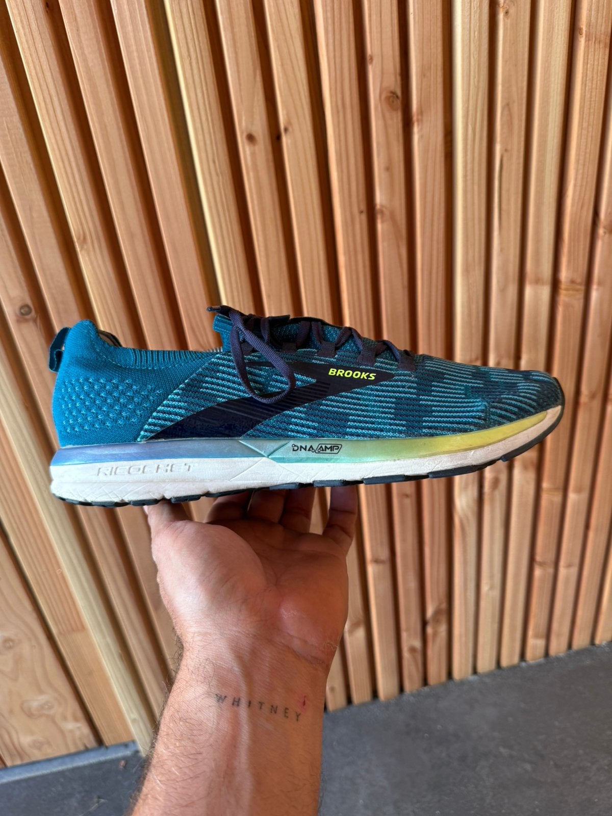 Brooks ricochet 46, Sport en Fitness, Loopsport en Atletiek, Ophalen of Verzenden, Zo goed als nieuw, Hardloopschoenen, Overige merken