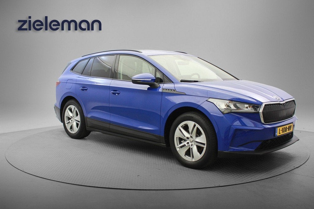 Skoda ENYAQ 60 - Carplay, Camera, Leer, Memory, Stoelverw. A, Auto's, Skoda, 34 min, Achterwielaandrijving, Gebruikt, USB
