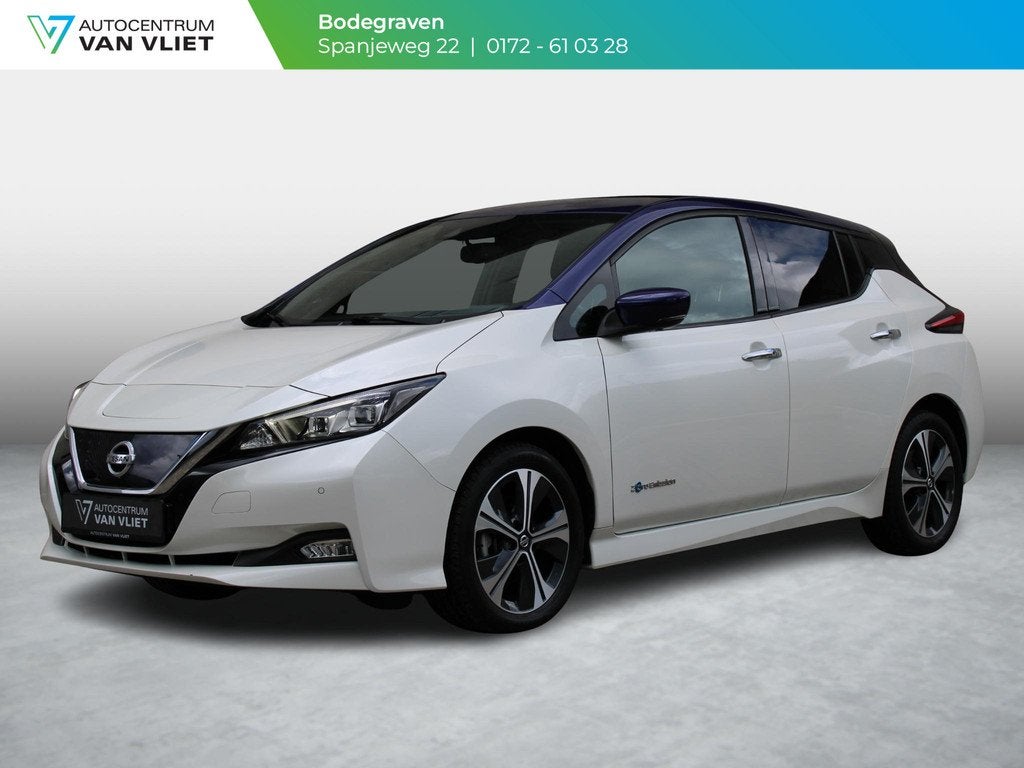 Nissan LEAF N-Connecta 40 kWh | APPLE CARPLAY / ADNROID AUTO, Auto's, Nissan, 12 maanden, Stof, Gebruikt, Wit