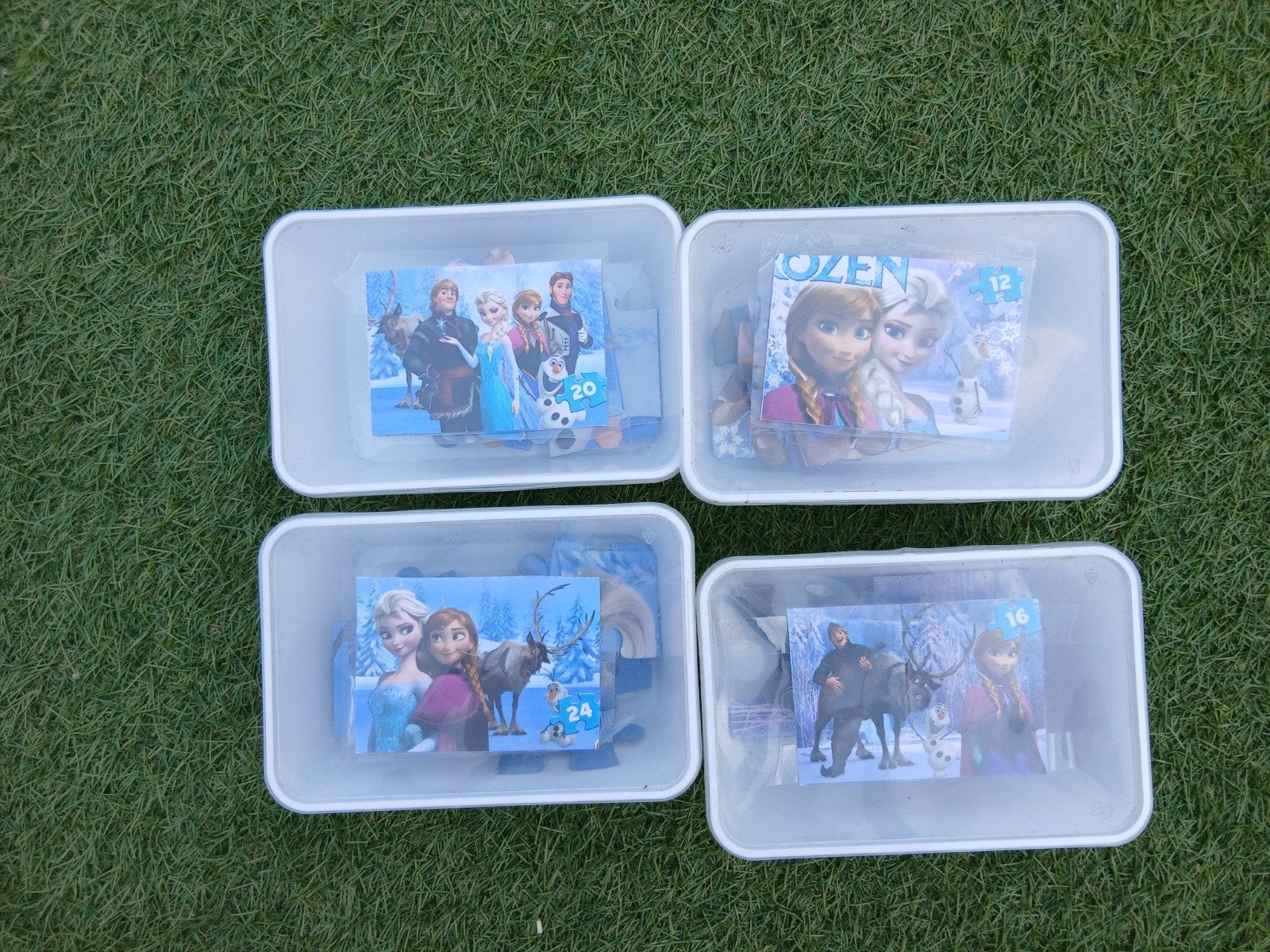 Te koop Frozenpuzzels, Ophalen of Verzenden, Zo goed als nieuw