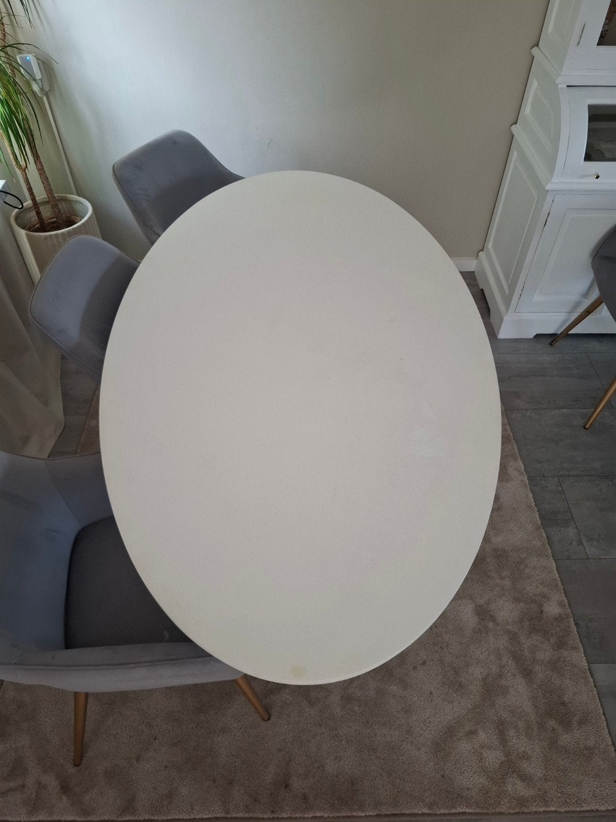 ovale eetkamertafel, Ophalen, Gebruikt