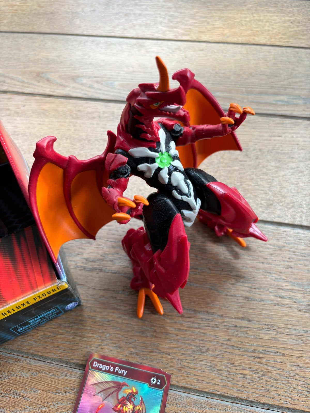 Bakugan Drago’s Fury 18cm, Ophalen, Gebruikt