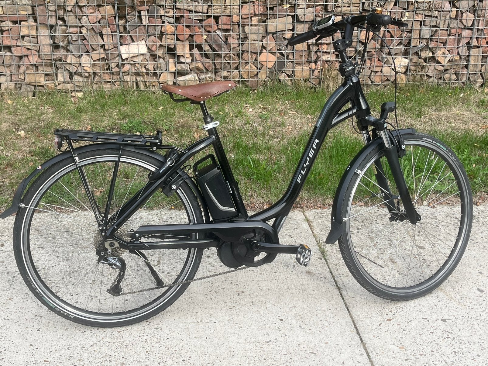 Hele fijne Elektrische fiets Flyer T+ Middenmotor, Zo goed als nieuw, 47 tot 51 cm, 50 km per accu of meer, Ophalen