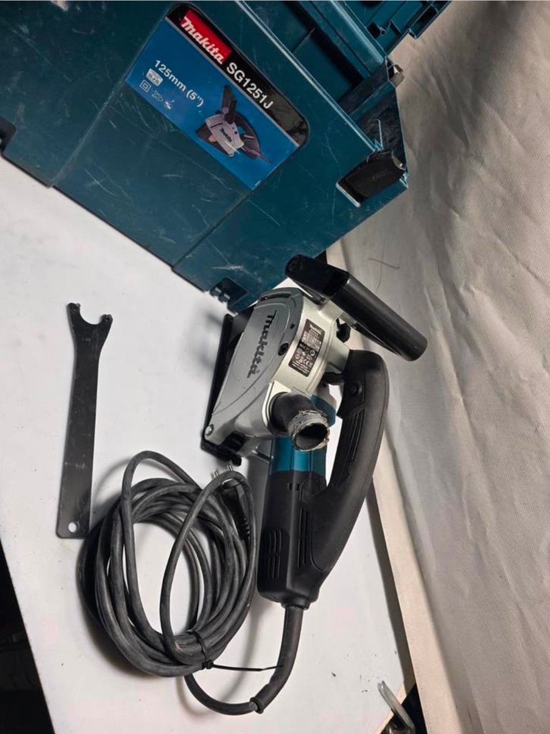 Makita SG1251J Sleuvenfrees muurfrees In Mbox - 1400W - 125m, Ophalen of Verzenden, Makita, N, N.v.t