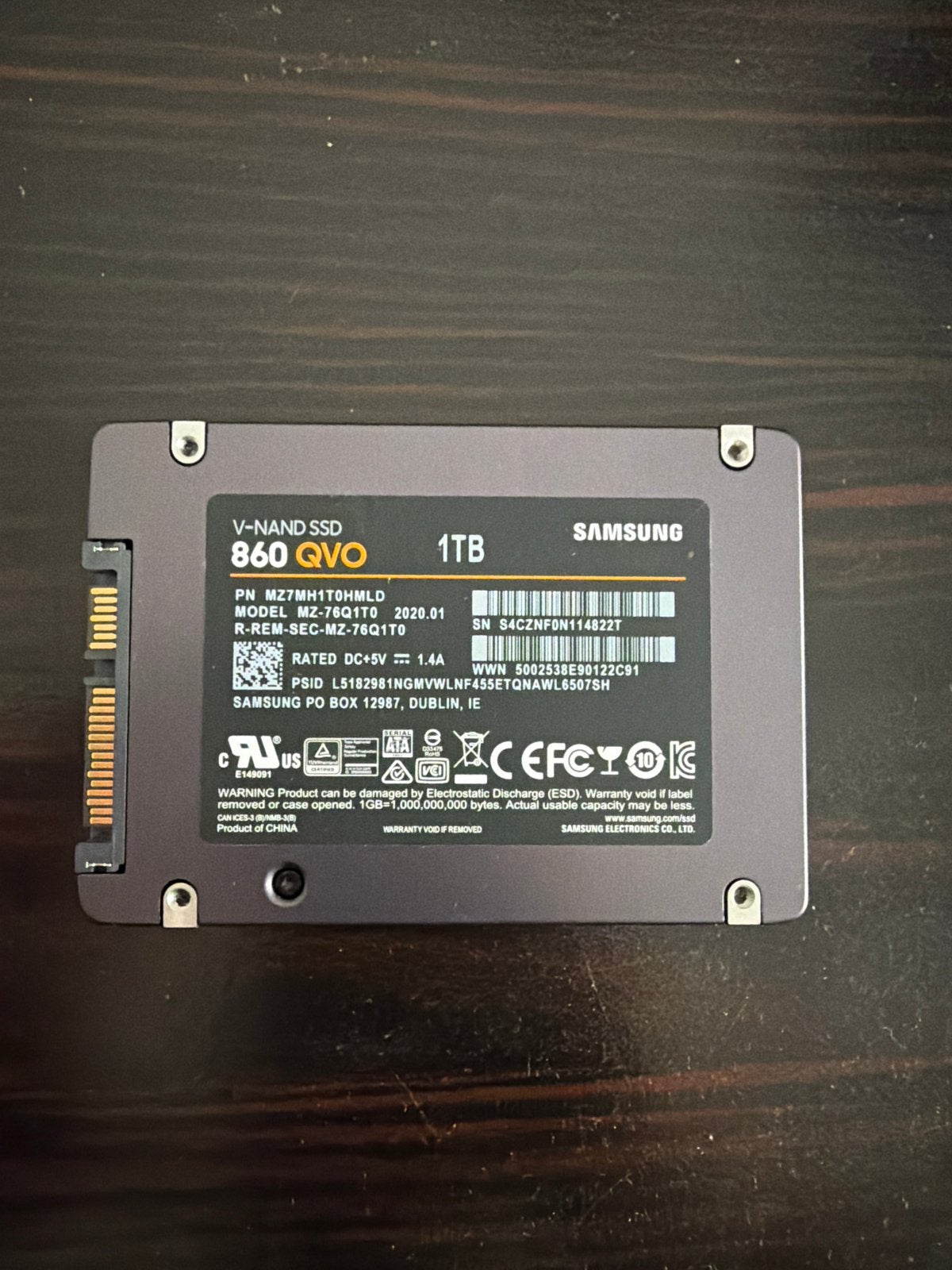 Samsung Solid State Drive (SSD), Computers en Software, Harde schijven, Zo goed als nieuw, Server, Intern, SSD, SATA, Ophalen of Verzenden